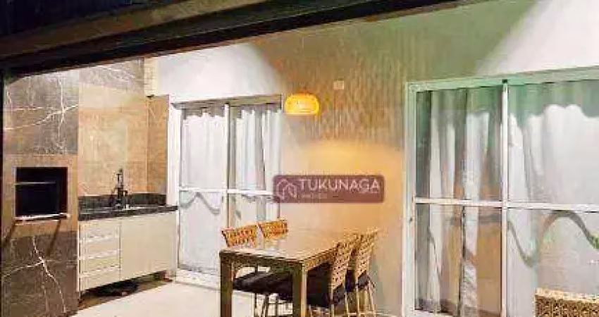 Sobrado Porteira Fechada Morada da Praia com 3 dormitórios à venda, 100 m² por R$ 690.000 - Morada da Praia - Bertioga/SP