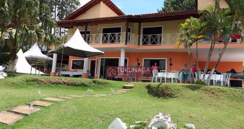 Chácara com 6 dormitórios à venda, 1300 m² por r$ 2.300.000,00 - jardim estância brasil - atibaia/sp