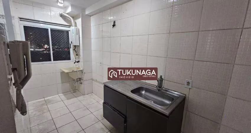 Apartamento com 2 dormitórios para alugar, 45 m² por r$ 1.569,62/mês - ponte grande - guarulhos/sp