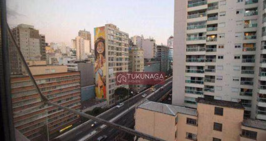 Apartamento à venda, 57 m² por R$ 390.000,00 - Consolação - São Paulo/SP