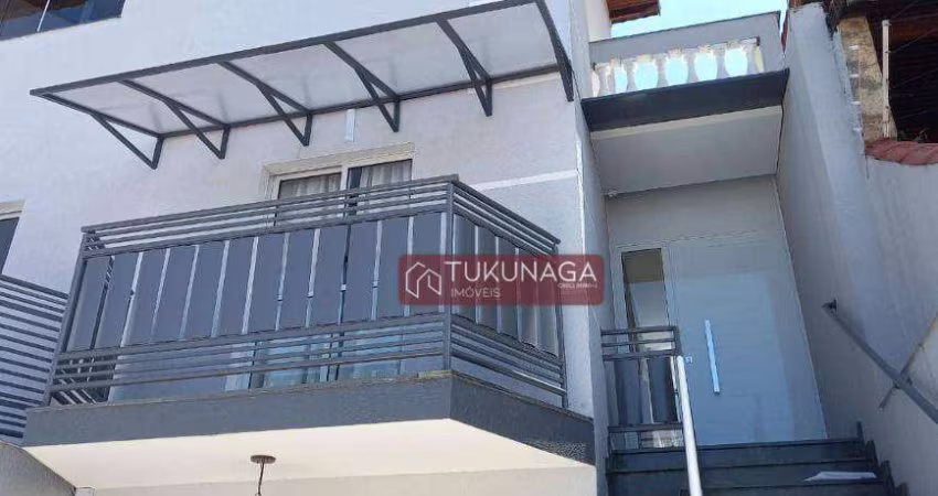 Sobrado com 3 dormitórios para alugar, 150 m² por R$ 3.200,00/mês - Parque Continental II - Guarulhos/SP