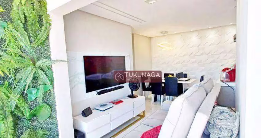 Apartamento up lago dos patos com 2 dormitórios à venda por r$ 445.000 - vila galvão - guarulhos/sp