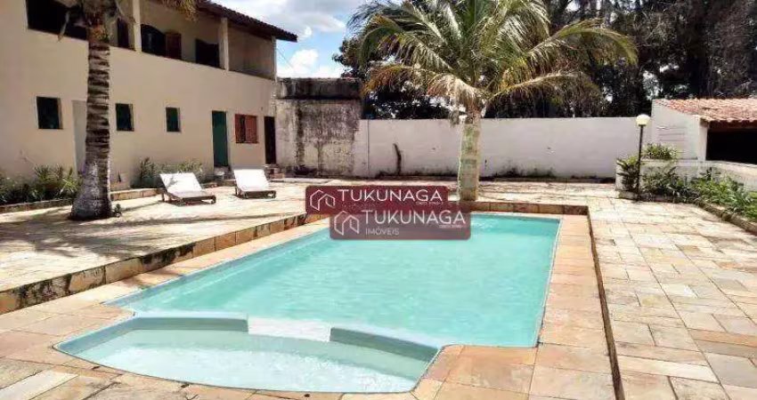 Chácara com 4 suites para alugar, 600 m² por r$ 7.000/mês - jundiaizinho - mairiporã/sp