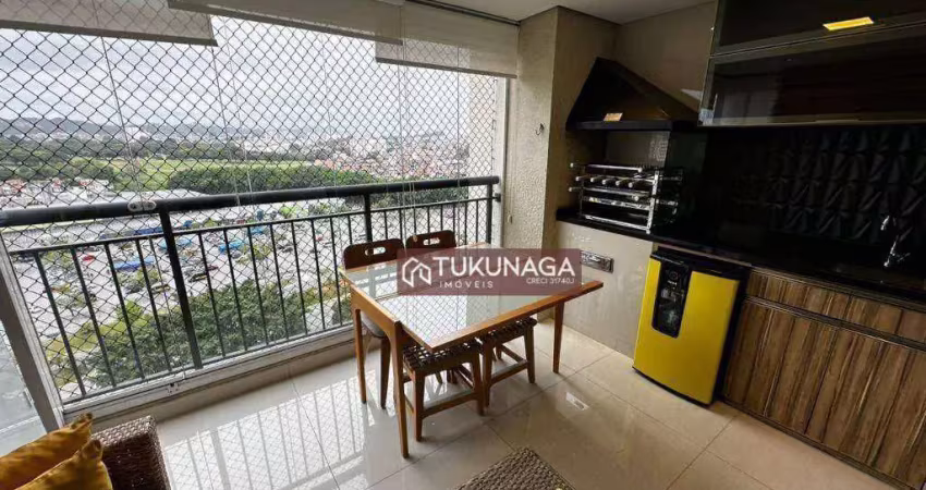 Apartamento com 3 quartos à venda, 95 m² por r$ 1.090.000 - jardim flor da montanha - guarulhos/sp