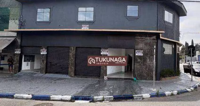 Salão para alugar, 25 m² por r$ 1.560,00/mês - jardim vila galvão - guarulhos/sp
