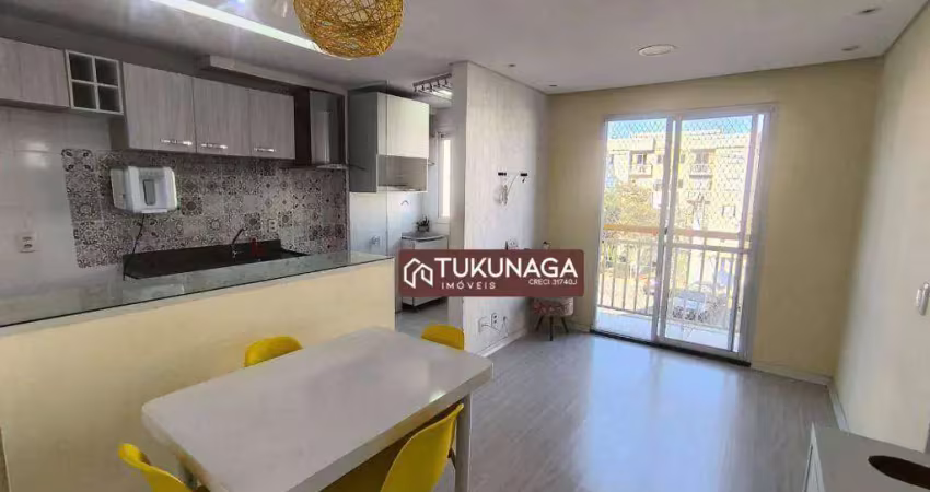Apartamento residencial seasons emotion com 2 dormitórios à venda, 45 m² por r$ 235.000 - jardim guilhermino - guarulhos/sp