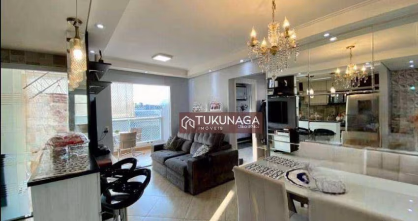 Apartamento com 2 dormitórios à venda, 61 m² por R$ 585.000- Vila Endres - Guarulhos/SP