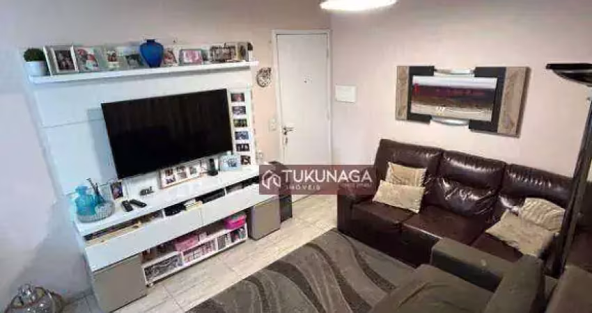 Apartamento com 2 quartos à venda, 58 m² por r$ 430.000 - bosque maia - guarulhos/sp