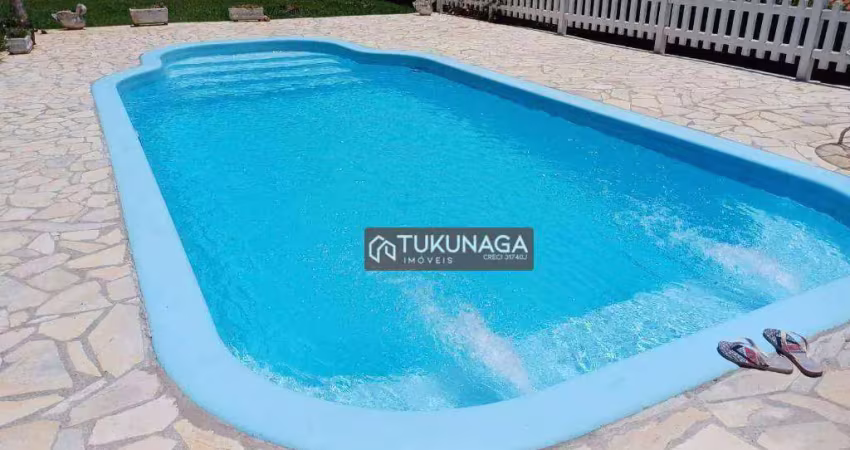Chácara com 3 dormitórios à venda, 1515 m² por r$ 650.000,00 - recanto alpina - santa isabel/sp
