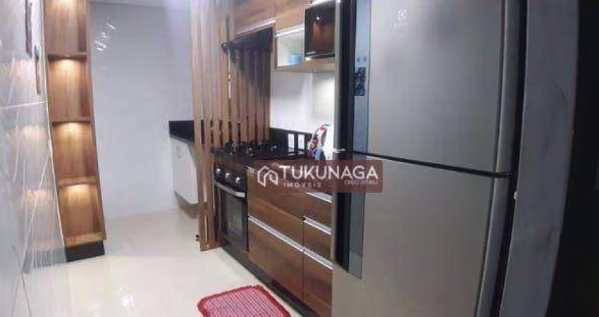 Apartamento com 2 dormitórios à venda, 46 m² por R$ 266.000,00 - Bonsucesso - Guarulhos/SP