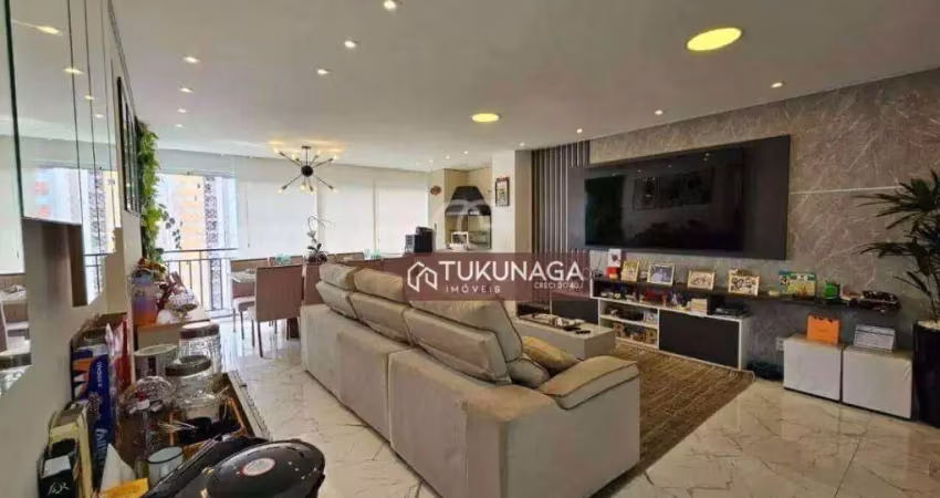 Apartamento com 2 dormitórios à venda, 75 m² por r$ 750.000,00 - jardim flor da montanha - guarulhos/sp