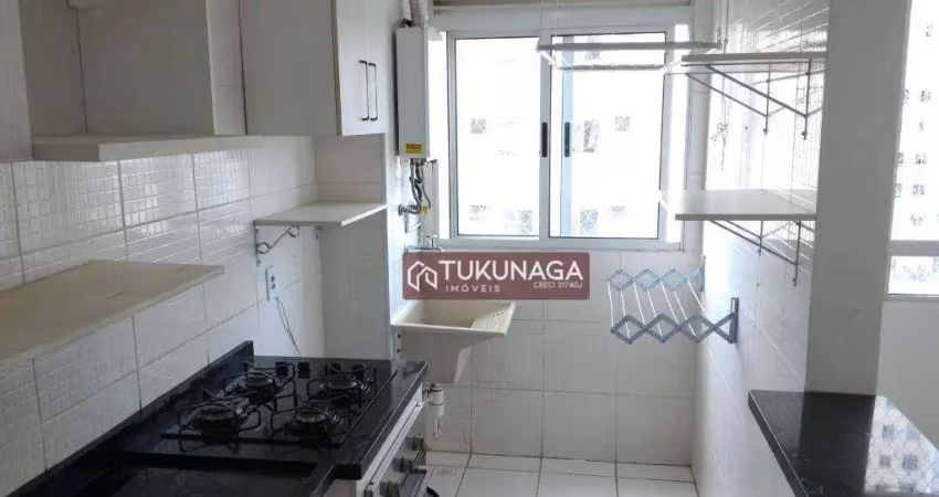Apartamento com 2 dormitórios para alugar, 45 m² por R$ 1.885,00/mês - Ponte Grande - Guarulhos/SP