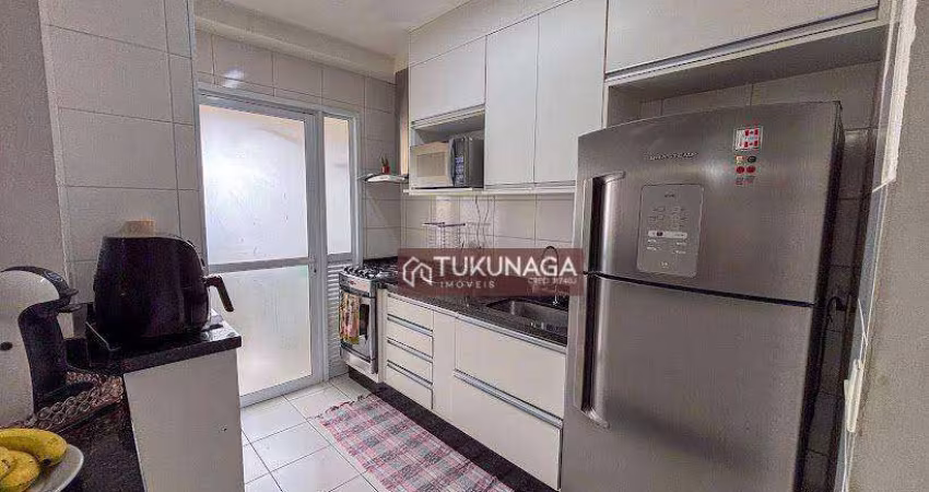 Apartamento com 2 dormitórios para alugar, 56 m² por R$ 2.830,00/mês - Jardim Rosa de Franca - Guarulhos/SP