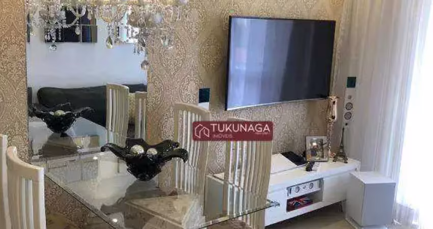 Apartamento com 2 dormitórios à venda, 58 m² por r$ 660.000,00 - jardim flor da montanha - guarulhos/sp