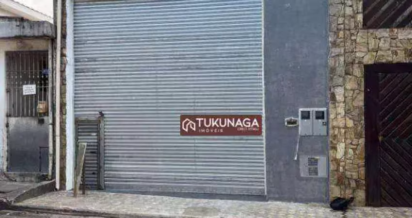 Galpão para alugar, 125 m² por r$ 4.500/mês - jardim ansalca - guarulhos/sp