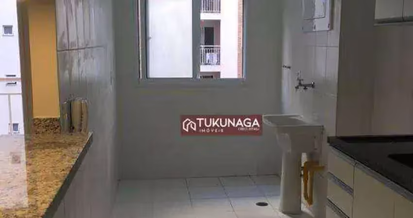 Apartamento com 2 quartos para alugar, 58 m² por r$ 2.730/mês - jardim flor da montanha - guarulhos/sp
