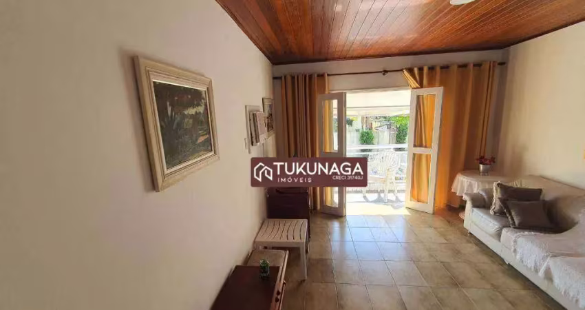 Apartamento com 1 dormitório à venda, 62 m² por r$ 375.000,00 - jardim belmar - guarujá/sp