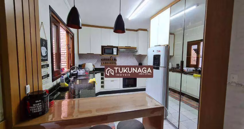 Sobrado com 3 quartos e 4 vagas à venda, 192 m² por r$ 848.000 - jardim vila galvão - guarulhos/sp