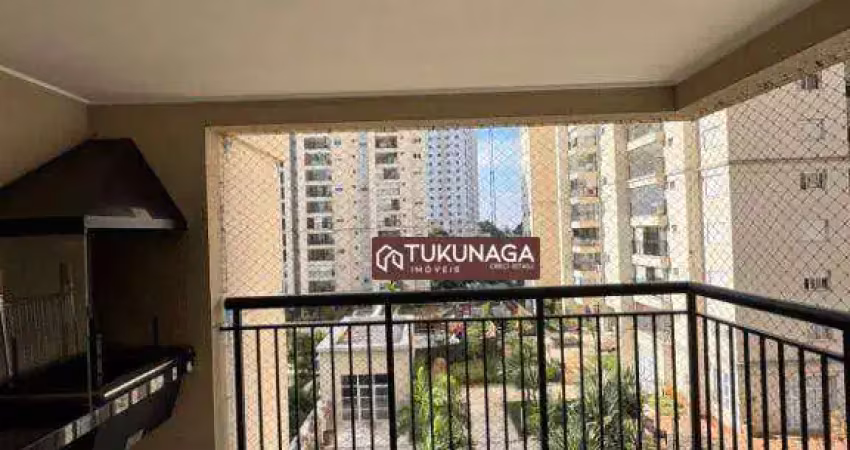 Apartamento com 2 quartos para alugar, 68 m² por r$ 3.305/mês - jardim flor da montanha - guarulhos/sp