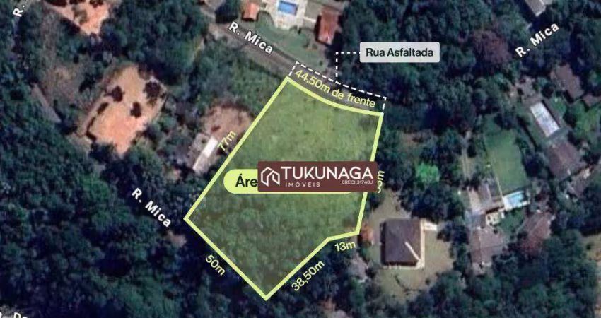 Terreno à venda, 4408 m² por r$ 550.000,00 - copaco - arujá/sp