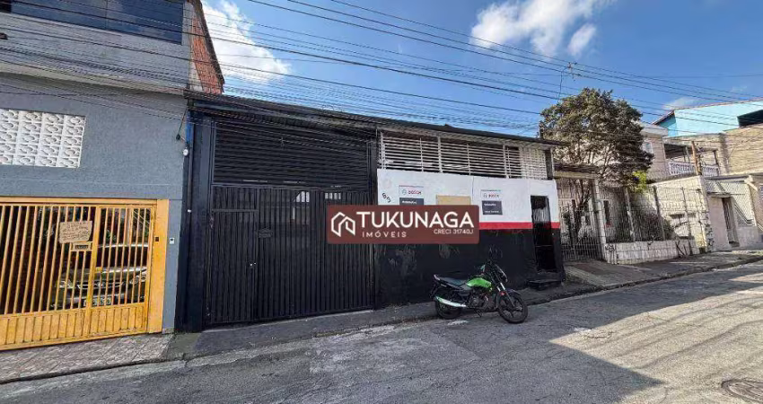 Galpão, 252 m² - venda por r$ 578.000,00 ou aluguel por r$ 5.110,00/mês - jardim santa cecília - guarulhos/sp