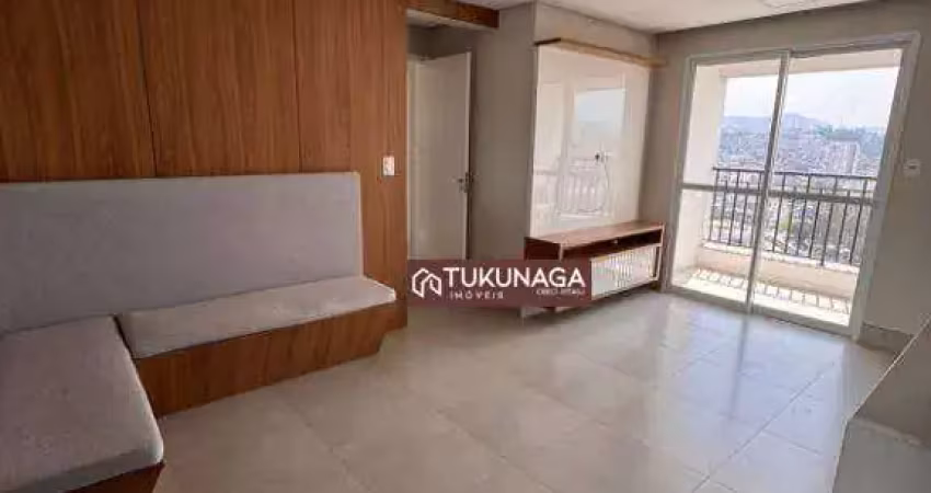 Apartamento com 2 dormitórios para alugar, 58 m² por r$ 3.754,25/mês - vila galvão - guarulhos/sp