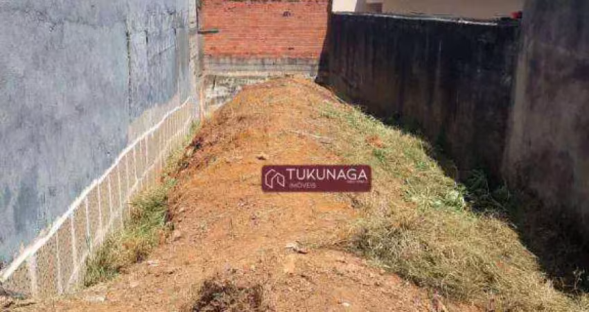 Terreno à venda, 125 m² por r$ 140.000,00 - parque santos dumont - guarulhos/sp
