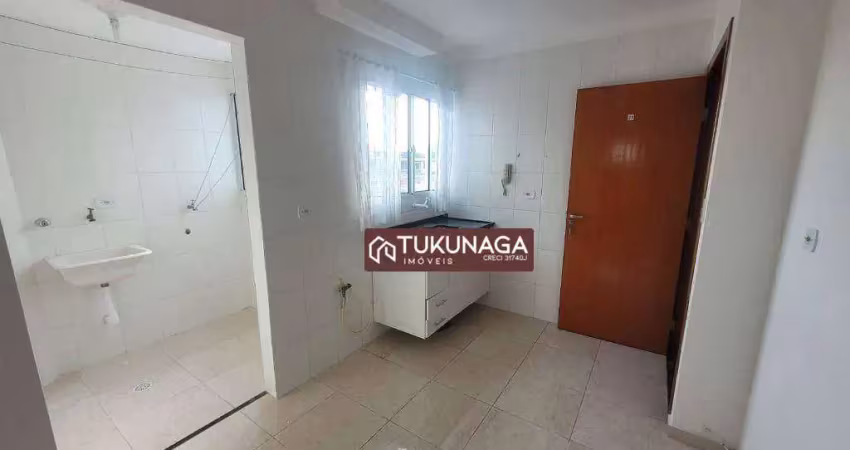 Apartamento com 1 quarto para alugar, 35 m² por r$ 1.392/mês - vila sirena - guarulhos/sp