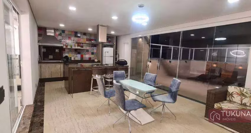Cobertura com 3 dormitórios à venda, 226 m² por r$ 2.400.000,00 - vila galvão - guarulhos/sp