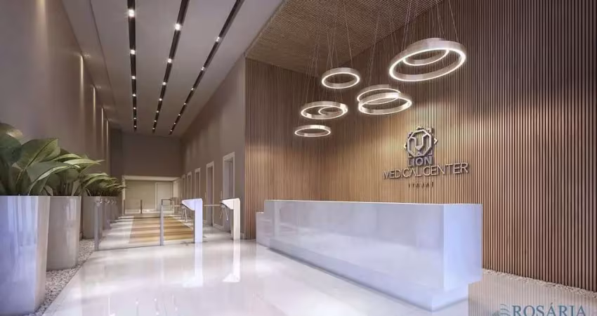 Ampla sala comercial com belíssima vista panôramica do porto de itajaí