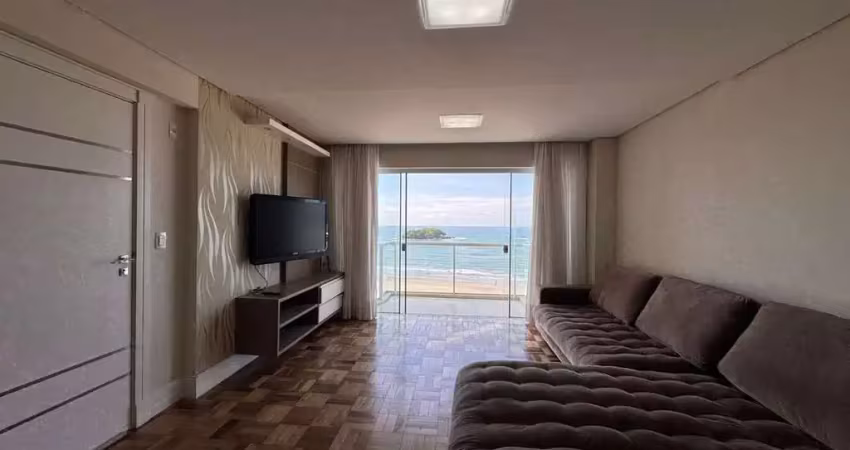 Belíssimo apartamento frente mar com 03 dormitórios sendo 01 suíte 01 vaga de garagem na avenida atlântica em balneário camboriú