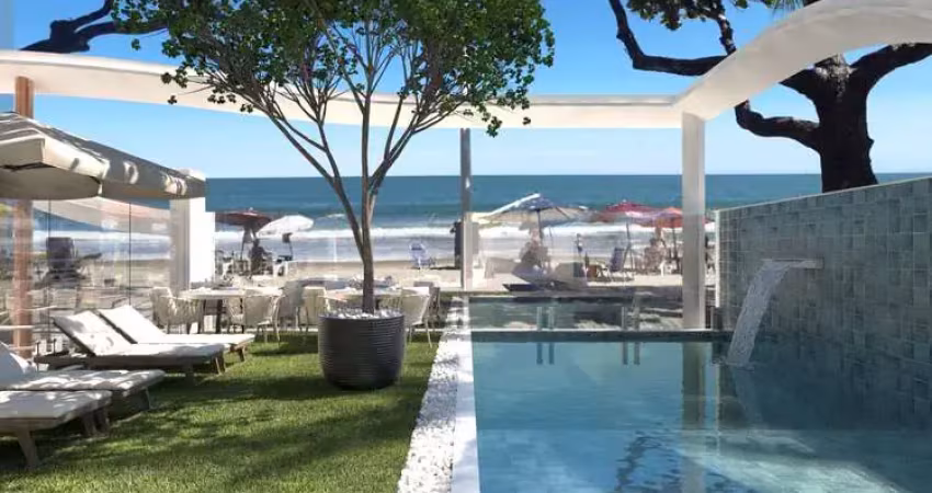 Cobertura 490m² na cabeçudas com 04 suítes 05 vagas de garagem e e vista incrível para o mar
