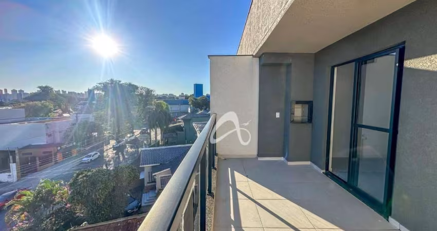 Apartamento Duplex novo à venda, com 02 quartos, sacada com churrasqueira, no Bairro Água Verde, Curitiba/PR.