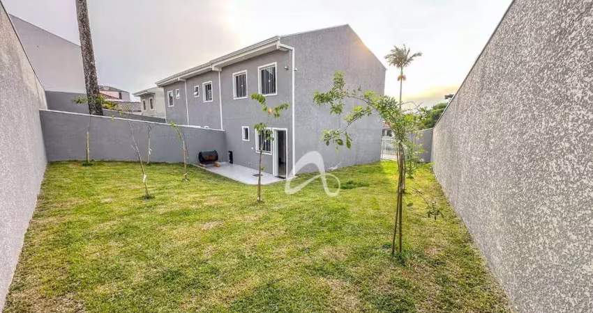 Sobrado novo à venda com amplo terreno – 3 quartos | 87 m² construídos em 174 m² de terreno | alto boqueirão – curitiba/pr