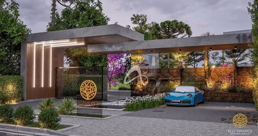 Terreno em condomínio alto padrão à venda, com 153,47 m²- condomínio eco vivance bairro bom jesus, são josé dos pinhais/pr.