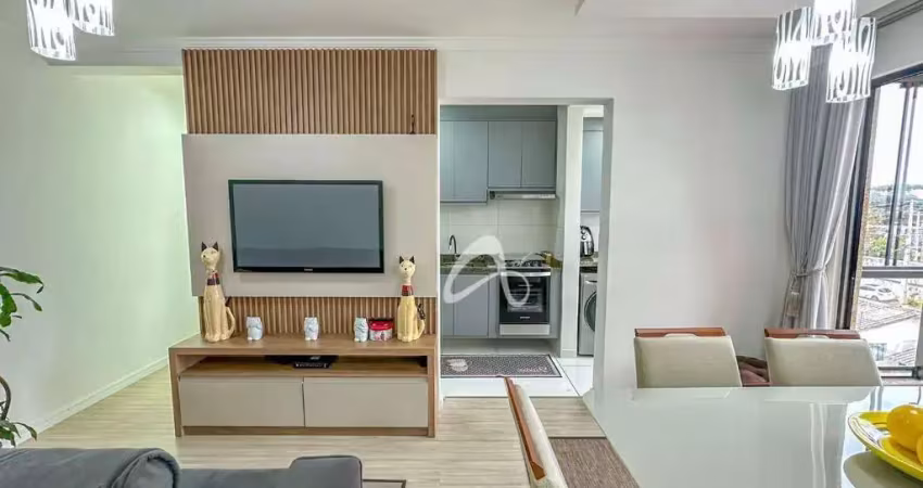 Apartamento todo planejado à venda, sacada com churrasqueira, 2 quartos no bairro boqueirão, curitiba/pr.