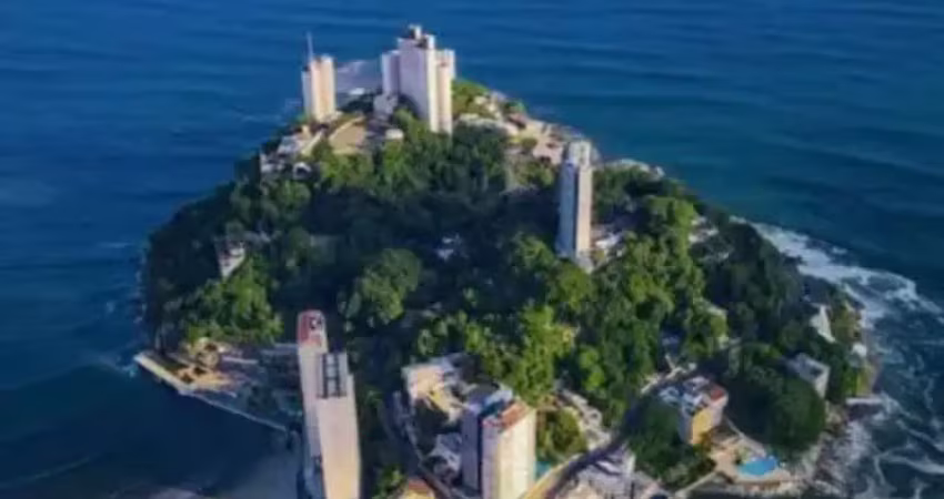 Venda Kitnet São Vicente - mAr dOce lAr -  lindo e mobiliado no ponto mais alto da ilha porchat com vista mar e próximo ao mirante.