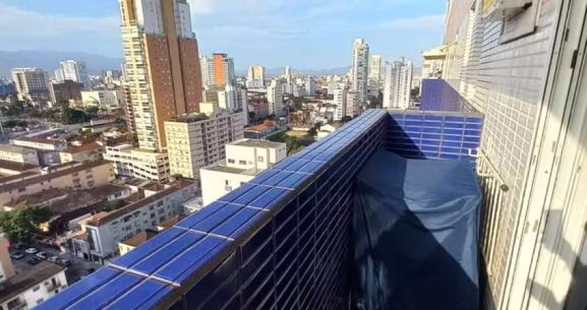 Venda Apartamento Santos SP - mAr dOce lAr em andar alto com vista livre total em edificio com lazer a 4 quadras da praia do Gonzaga.
