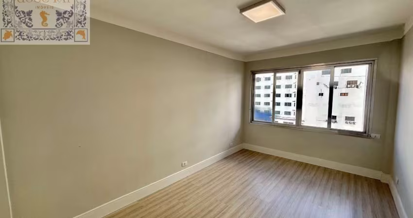 Venda Apartamento Santos SP - mAr dOce lAr estilo retrô, em andar alto, 2 quadras da praia no Gonzaga!