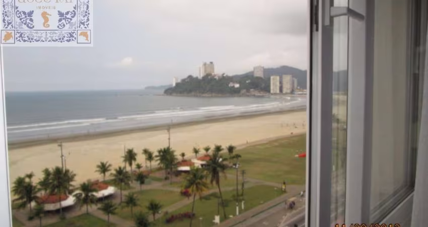 Apartamento Frente ao Mar com Linda Vista Panorâmica, 4 Suítes e 3 Vagas de Garagem no Itararé, São Vicente-SP!