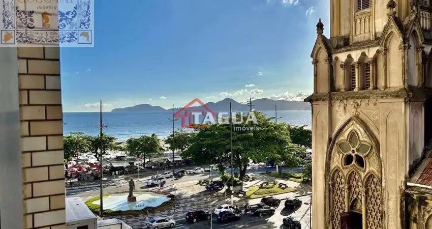 Venda Apartamento Santos SP - mAr dOce lAr 2 dormitórios e 1 vaga de garagem, na Avenida da praia da Aparecida!