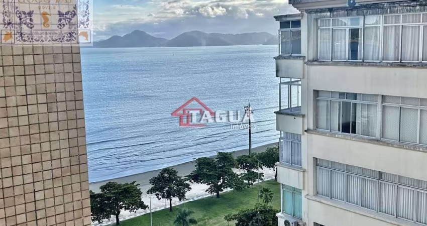 Venda apartamento Santos SP - mAr dOce lAr com 2 dormitórios, vista mar, reformado e decorado, na Aparecida!