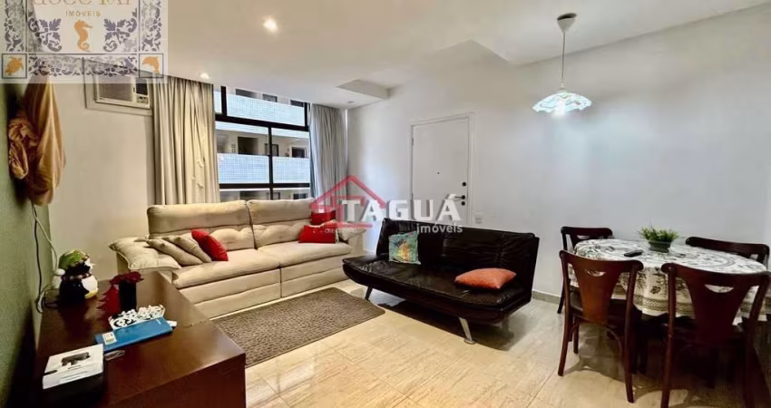 Venda Apartamento Santos SP - mAr dOce lAr de 2 dormitórios, 1 vaga demarcada, pé na areia, na Aparecida!
