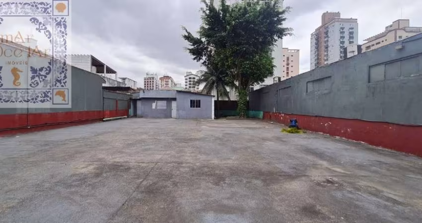 Locação Terreno Santos SP - mAr dOce lAr em excelente localização no bairro da Aparecida.
