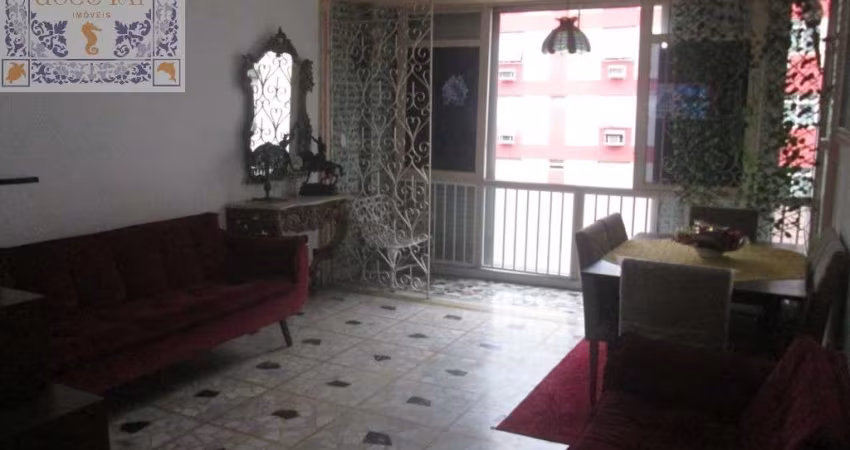Venda Apartamento no Edifício Porto em Santos SP -  mAr dOce lAr a meia quadra da praia frente rua com vista mar lateral na Aparecida.