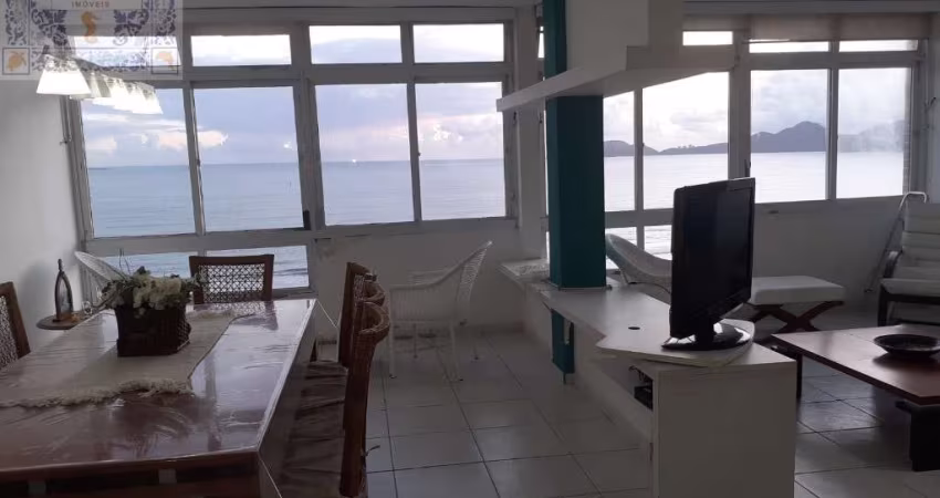 Apartamento encantador com uma vista incrível do 14º andar e de frente para o mar. - Embare - Santos/SP