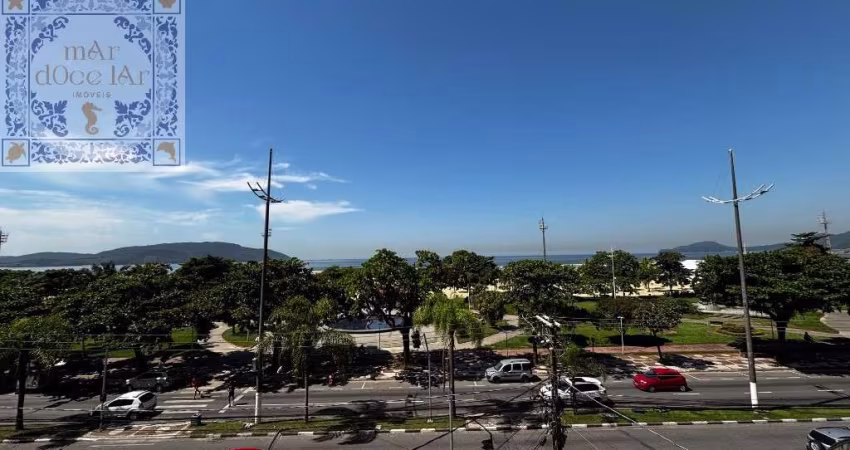 Venda Apartamento Santos SP -  mAr dOce lAr de frente para o mar com vista frontal em edifício tombado pelo patrimônio histórico na Pompeia.