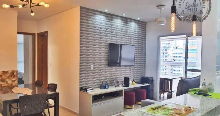 Apartamento com 2 dormitórios à venda, 88 m² por r$ 700.000,00 - boqueirão - praia grande/sp