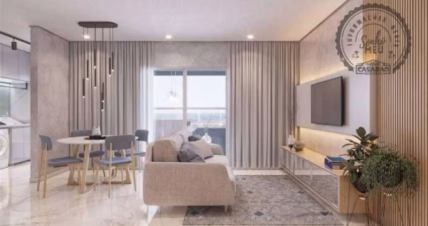 Apartamento localizado no bairro mirim - praia grande/sp