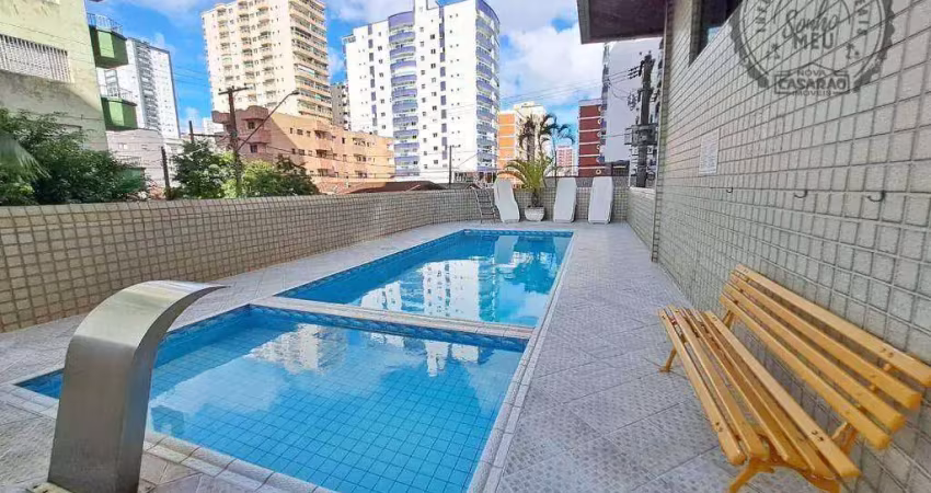 Apartamento com 2 dormitórios à venda, 107 m² por r$ 530.000,00 - tupi - praia grande/sp